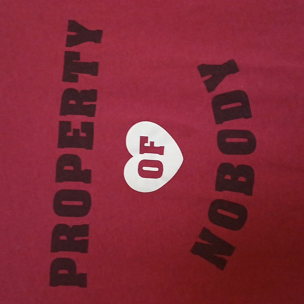 Wound Up Girls Property Of Nobody Shirt XL - Picture 2 of 5